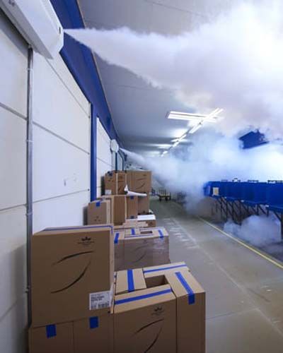 Warehouse with Armada 8000 Fog Cannons