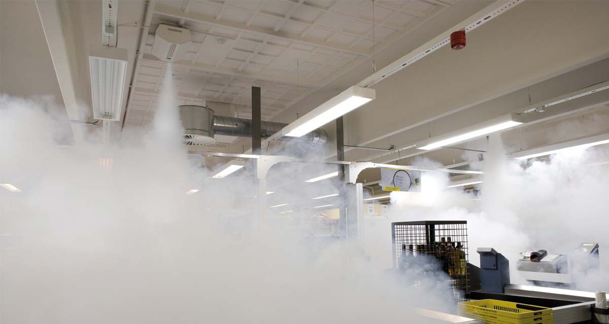 Supermarket with SafetyFog's Armada 4000 Security Fogging System